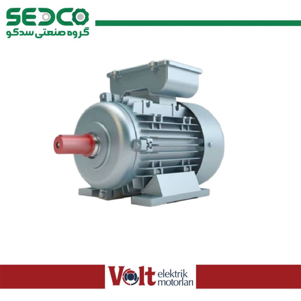 الکتروموتور تک فاز ولت Volt پایه دار