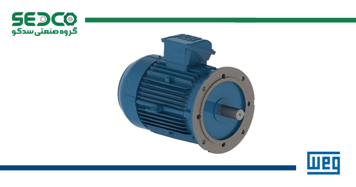 الکتروموتور سه فاز فلنچ دار وگ WEG