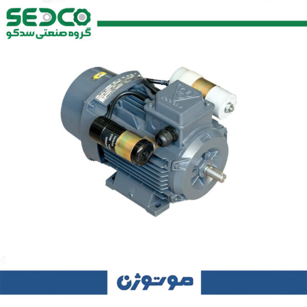 موتوژن 3 اسب 1400 دور تکفاز کلاچ دار دو خازن