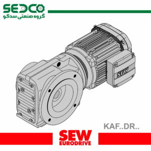 موتور گیربکس کرانویل SEW سایز77 فلنج‌دار، موتور DRS71S6 با دور خروجی 4.7rpm
