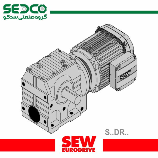 موتور گیربکس حلزونی SEW پایه‌دار، s dr